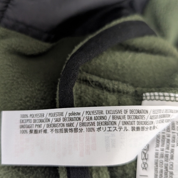 Disney Yoda Star Wars Jacket Sz 3T Lightweight Green/ Black Unisex Fleece Zip up - Picture 7 of 8